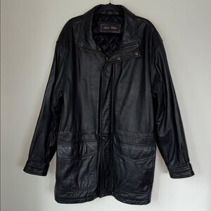 Vintage Alpine Village Leather Jacket